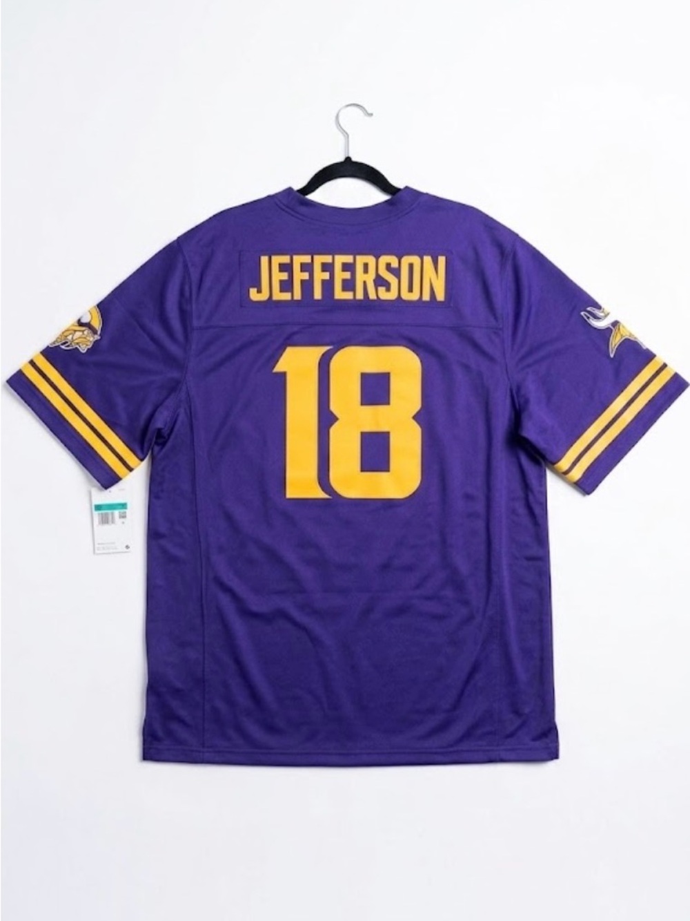 Minnesota Vikings Purple #18 NFL Jersey - Picture 2 of 4